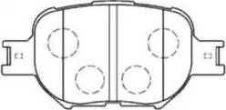 Aisin A1N065 - Тормозные колодки, дисковые, комплект autosila-amz.com