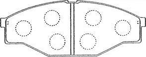 Aisin A1N063 - Тормозные колодки, дисковые, комплект autosila-amz.com