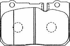 Aisin A1N025 - Тормозные колодки, дисковые, комплект autosila-amz.com