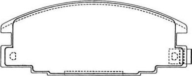 AISIN ASN-191 - Тормозные колодки, дисковые, комплект autosila-amz.com