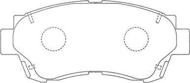 Aisin ASN-157 - Тормозные колодки, дисковые, комплект autosila-amz.com