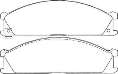 Aisin ASN-167 - Тормозные колодки, дисковые, комплект autosila-amz.com