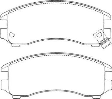 Aisin ASN-183 - Тормозные колодки, дисковые, комплект autosila-amz.com