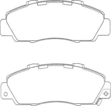 AISIN ASN-187 - Тормозные колодки, дисковые, комплект autosila-amz.com