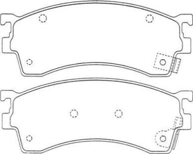 Aisin ASN-240 - Тормозные колодки, дисковые, комплект autosila-amz.com