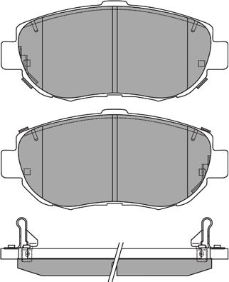 ATE 605500 - Тормозные колодки, дисковые, комплект autosila-amz.com