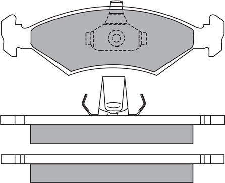 Aisin ASN-2069 - Тормозные колодки, дисковые, комплект autosila-amz.com