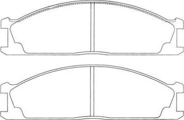 Aisin ASN-2006 - Тормозные колодки, дисковые, комплект autosila-amz.com