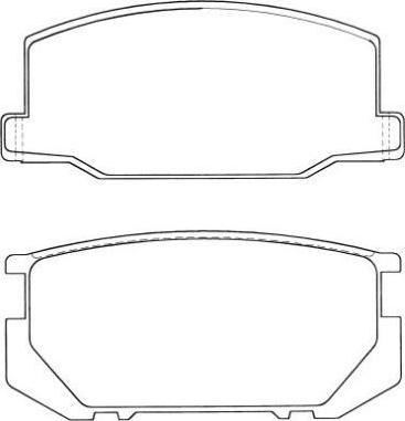 Aisin ASN-2002 - Тормозные колодки, дисковые, комплект autosila-amz.com