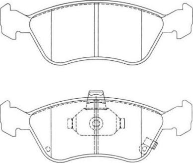 AISIN ASN-2029 - Тормозные колодки, дисковые, комплект autosila-amz.com