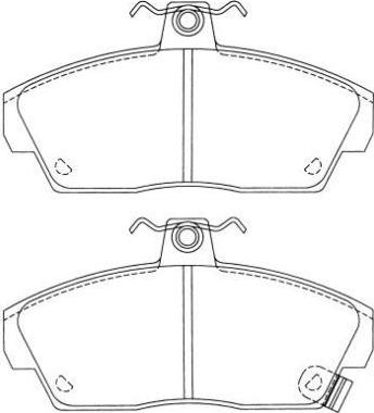 Aisin ASN-2026 - Тормозные колодки, дисковые, комплект autosila-amz.com