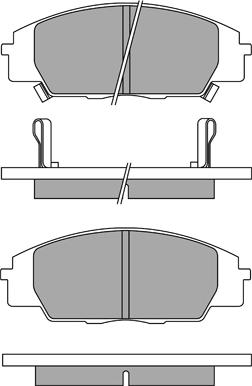 Aisin ASN-2183 - Тормозные колодки, дисковые, комплект autosila-amz.com