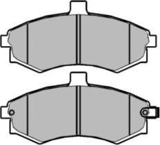 AISIN ASN-2230 - Тормозные колодки, дисковые, комплект autosila-amz.com