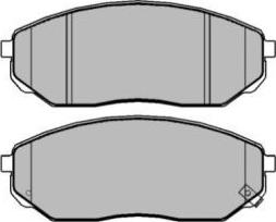 Aisin ASN-2231 - Тормозные колодки, дисковые, комплект autosila-amz.com