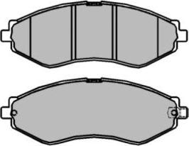 Aisin ASN-2232 - Тормозные колодки, дисковые, комплект autosila-amz.com