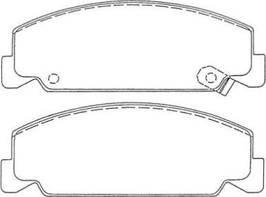 Aisin ASN-227 - Тормозные колодки, дисковые, комплект autosila-amz.com