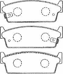 Aisin B2N045 - Тормозные колодки, дисковые, комплект autosila-amz.com