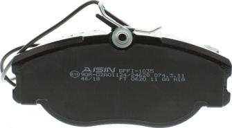 AISIN BPFI-1035 - Тормозные колодки, дисковые, комплект autosila-amz.com