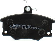 AISIN BPFI-1038 - Тормозные колодки, дисковые, комплект autosila-amz.com