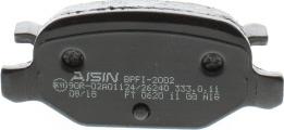 AISIN BPFI-2002 - Тормозные колодки, дисковые, комплект autosila-amz.com