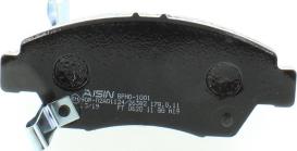 Aisin BPHO-1001 - Тормозные колодки, дисковые, комплект autosila-amz.com