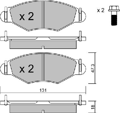 Aisin BPPE-1006 - Тормозные колодки, дисковые, комплект autosila-amz.com