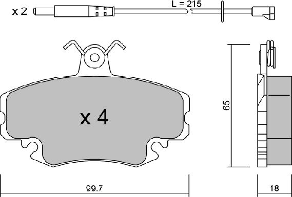 Aisin BPRE-1004 - Тормозные колодки, дисковые, комплект autosila-amz.com