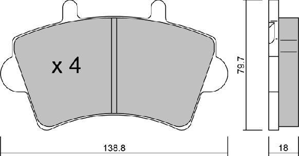 Aisin BPRE-1005 - Тормозные колодки, дисковые, комплект autosila-amz.com