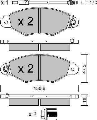 AISIN BPRE-1007 - Тормозные колодки, дисковые, комплект autosila-amz.com