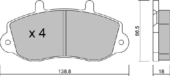 Aisin BPRE-1020 - Тормозные колодки, дисковые, комплект autosila-amz.com