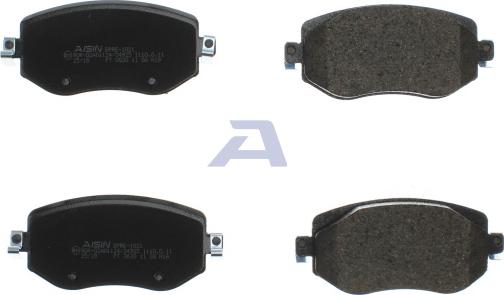 Aisin BPRE-1021 - Тормозные колодки, дисковые, комплект autosila-amz.com