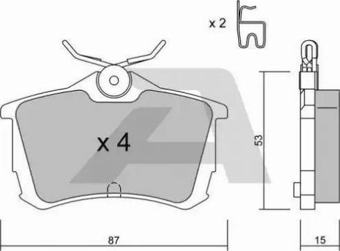 Aisin BPTO-2003 - Колодки тормозные дисковые HONDA Accord autosila-amz.com