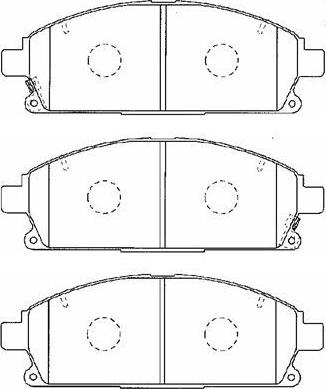 Aisin C1N042 - Тормозные колодки, дисковые, комплект autosila-amz.com