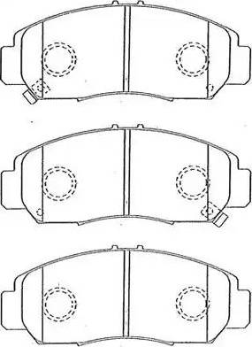 Aisin C1N030 - Тормозные колодки, дисковые, комплект autosila-amz.com