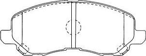 Aisin D1N048 - Тормозные колодки, дисковые, комплект autosila-amz.com