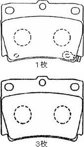 DODA 1070130026 - Тормозные колодки, дисковые, комплект autosila-amz.com