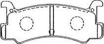 Aisin E2N032 - Тормозные колодки, дисковые, комплект autosila-amz.com