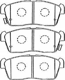 Aisin G1N006 - Тормозные колодки, дисковые, комплект autosila-amz.com