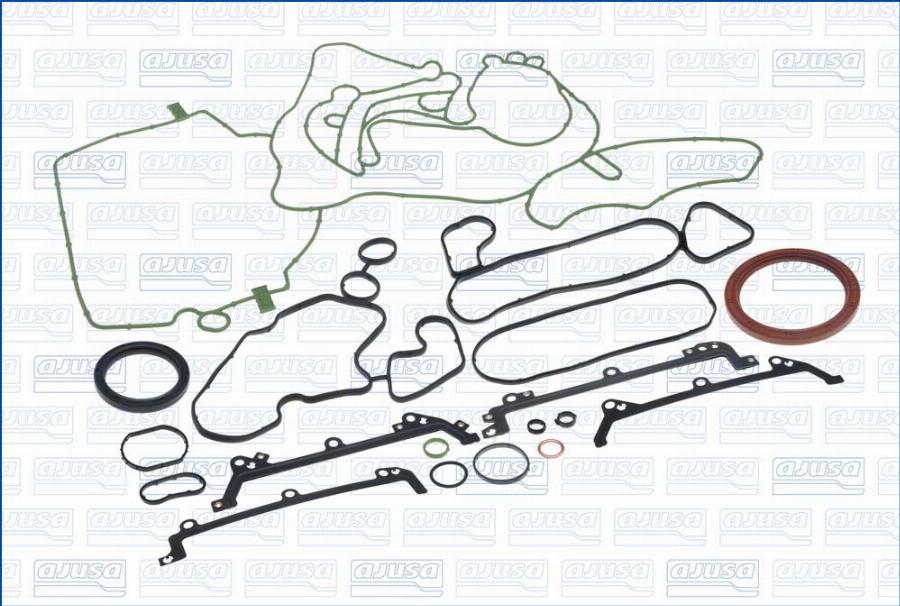 Ajusa 54187300 - Комплект прокладок, блок-картер двигателя autosila-amz.com