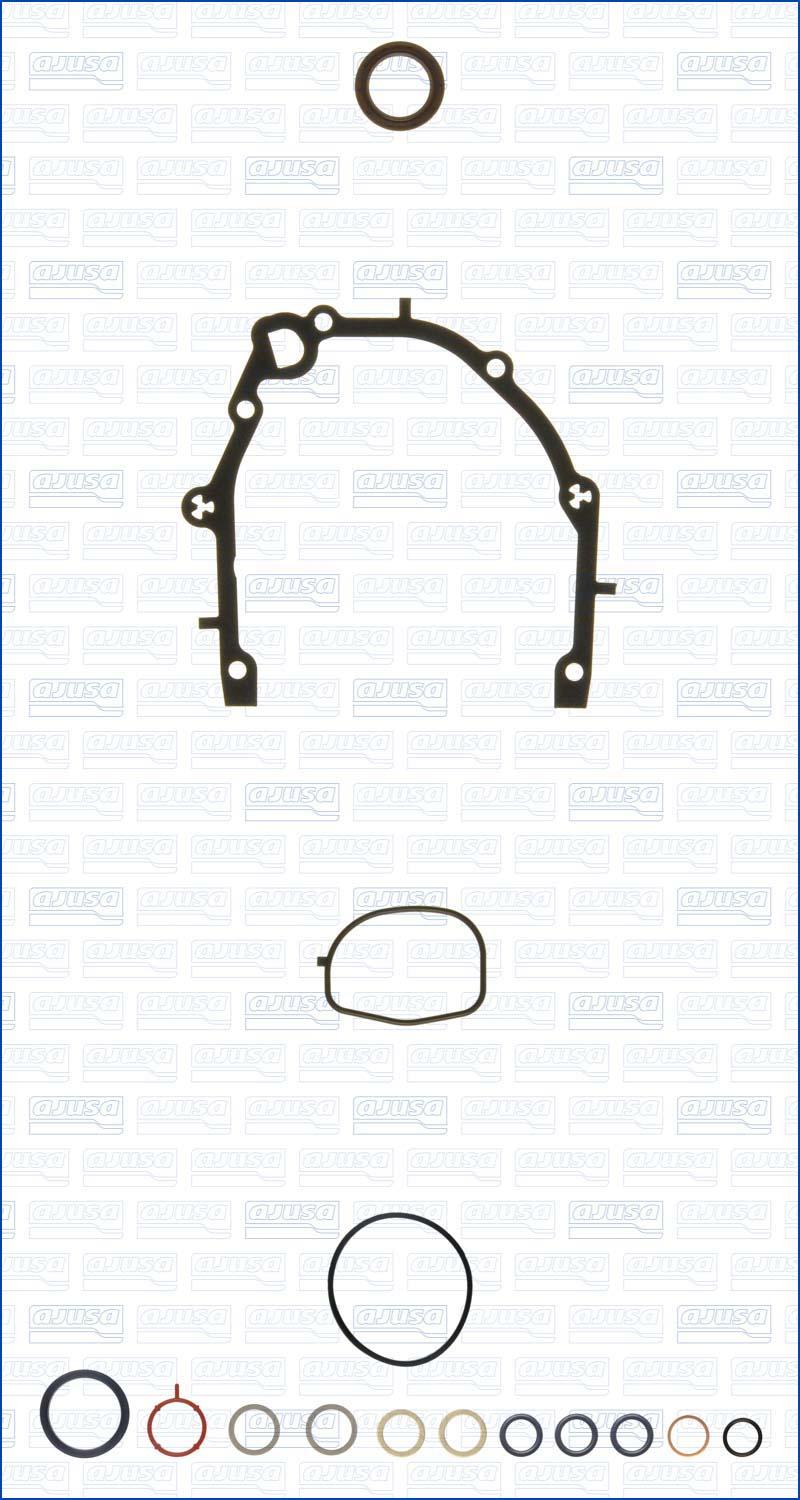 Ajusa 54311500 - Комплект прокладок, блок-картер двигателя autosila-amz.com