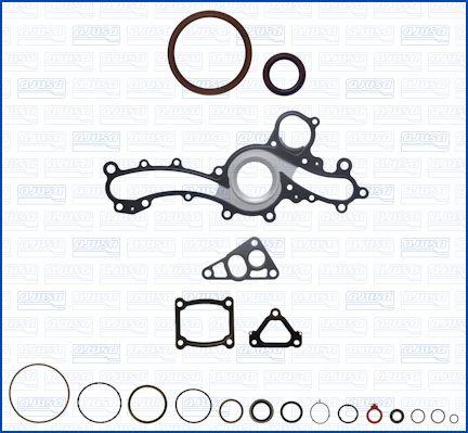 Ajusa 54249500 - Комплект прокладок, блок-картер двигателя autosila-amz.com