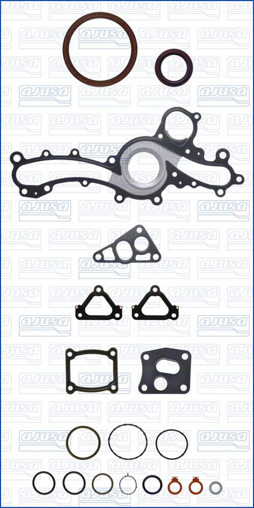 Ajusa 54284400 - Комплект прокладок, блок-картер двигателя autosila-amz.com