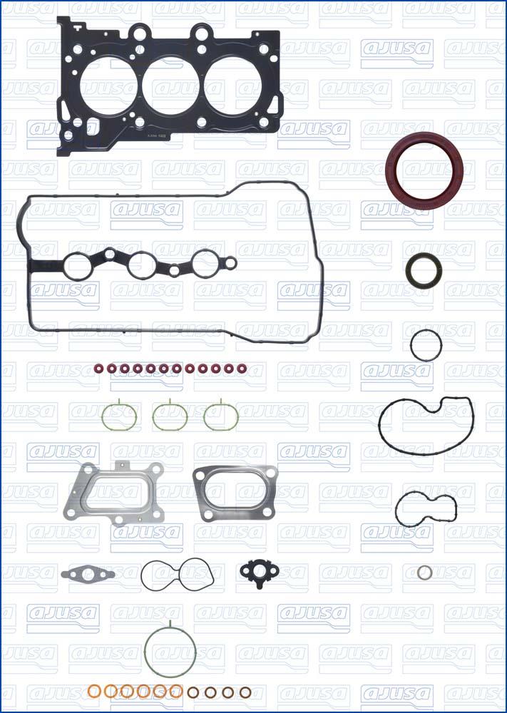 Ajusa 50484700 - Комплект прокладок, двигатель autosila-amz.com