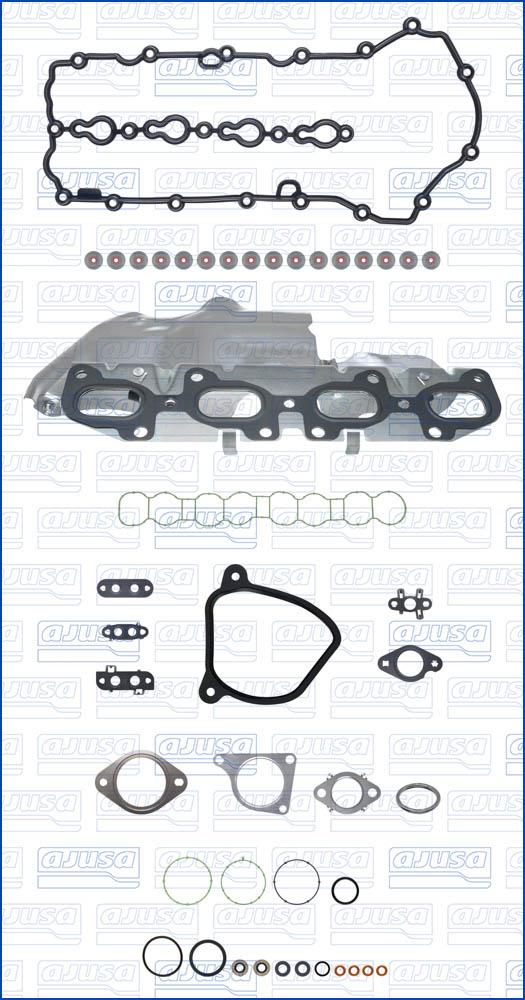 Ajusa 53061100 - Комплект прокладок, головка цилиндра autosila-amz.com