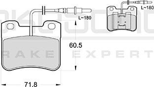 Akebono AN-4752WKE - Тормозные колодки, дисковые, комплект autosila-amz.com