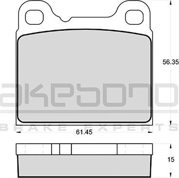 R Brake RB0890-071 - Тормозные колодки, дисковые, комплект autosila-amz.com