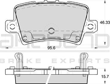 Akebono AN-8137WK - Тормозные колодки, дисковые, комплект autosila-amz.com