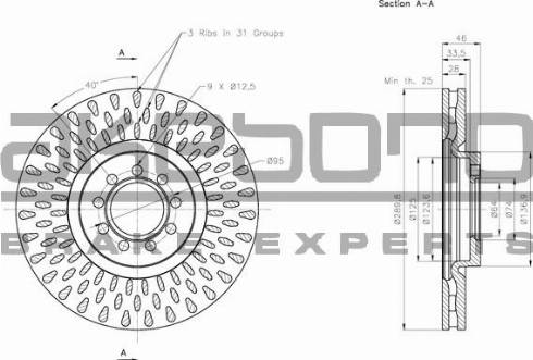 Akebono BN-0678 - Тормозной диск autosila-amz.com