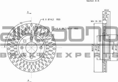 Akebono BN-0023E - Тормозной диск autosila-amz.com