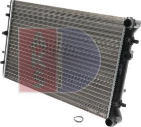 AKS Dasis 490004N - Радиатор, охлаждение двигателя autosila-amz.com